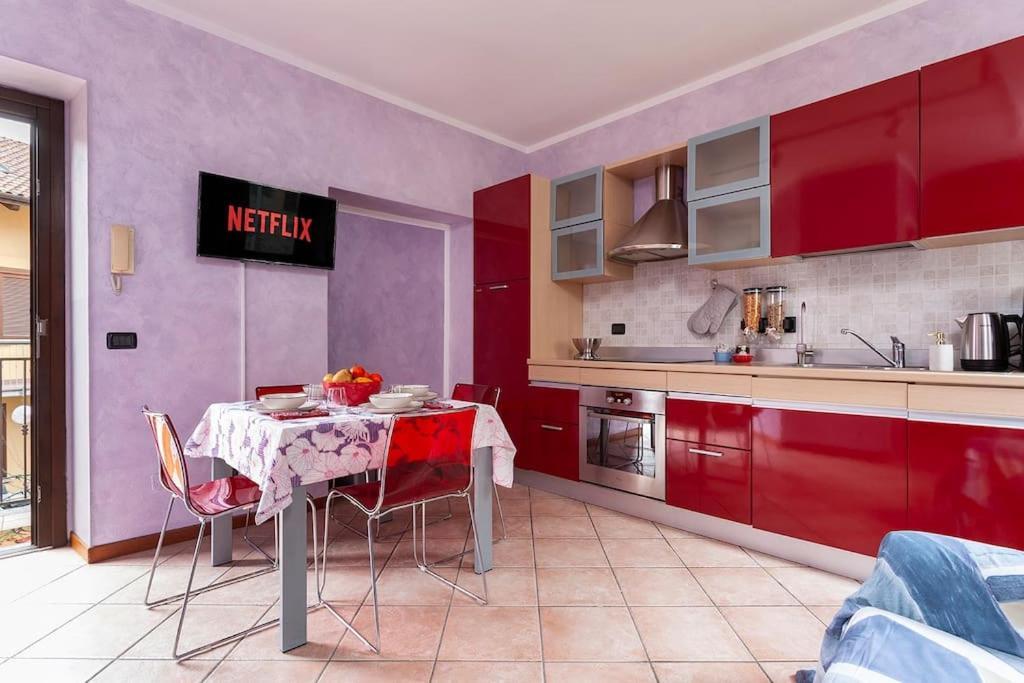 Ferienwohnung Alex Haus Somma Lombardo Exterior foto